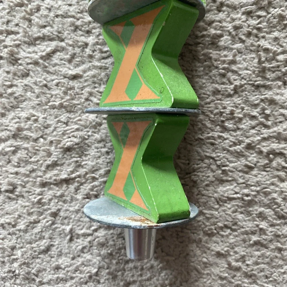Beer Tap Shipyard IPA XXXX Full Size Handle Preowned Yellow Green Beer Keg Bar